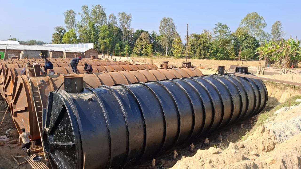 Underground Tank Painting Work